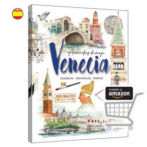 Venecia libro de viajes cuaderno acuarelas