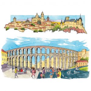 Segovia y su acueducto