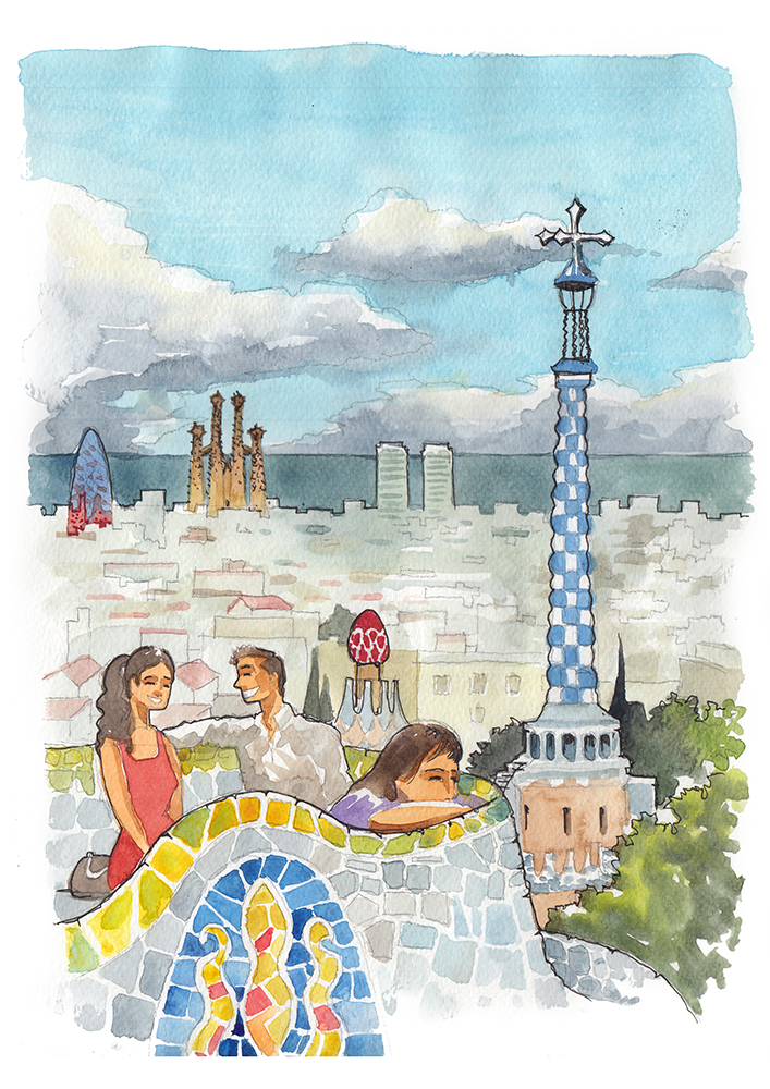 Barcelona parque guell