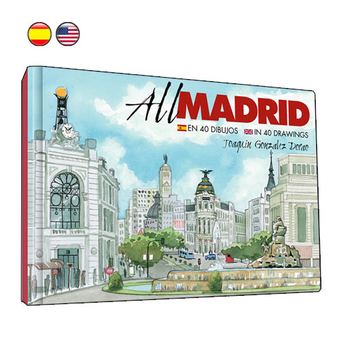 Libro de acuarelas de Madrid