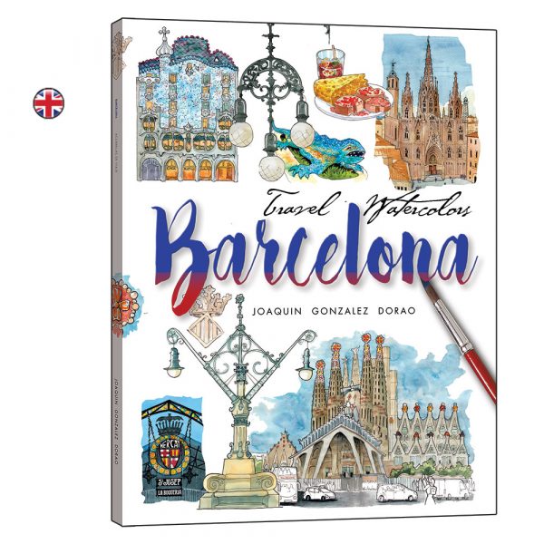 Barcelona Travel watercolors