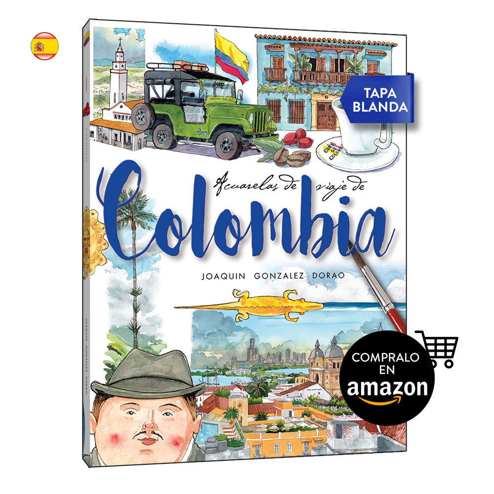 Colombia cuaderno de viaje acuarelas
