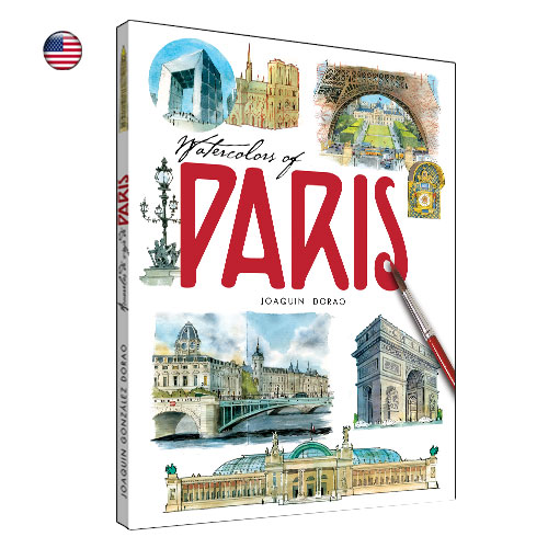 Paris travel watercolors