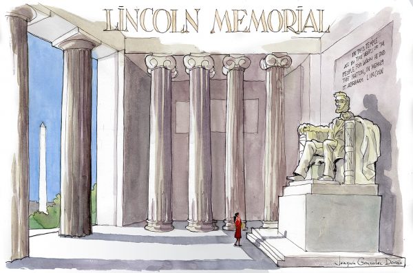 Washington DC acuarela watercolor